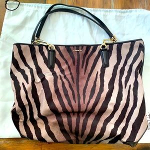 COACH Zebra Print Bag